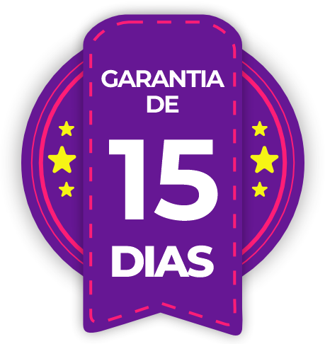 Selo de garantia incondicional de 15 dias